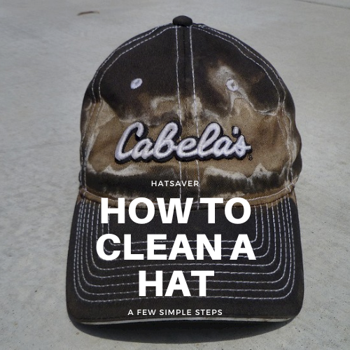 Can you fully clean a sweat stained hat? Here's how to clean a sweat stained hat. 